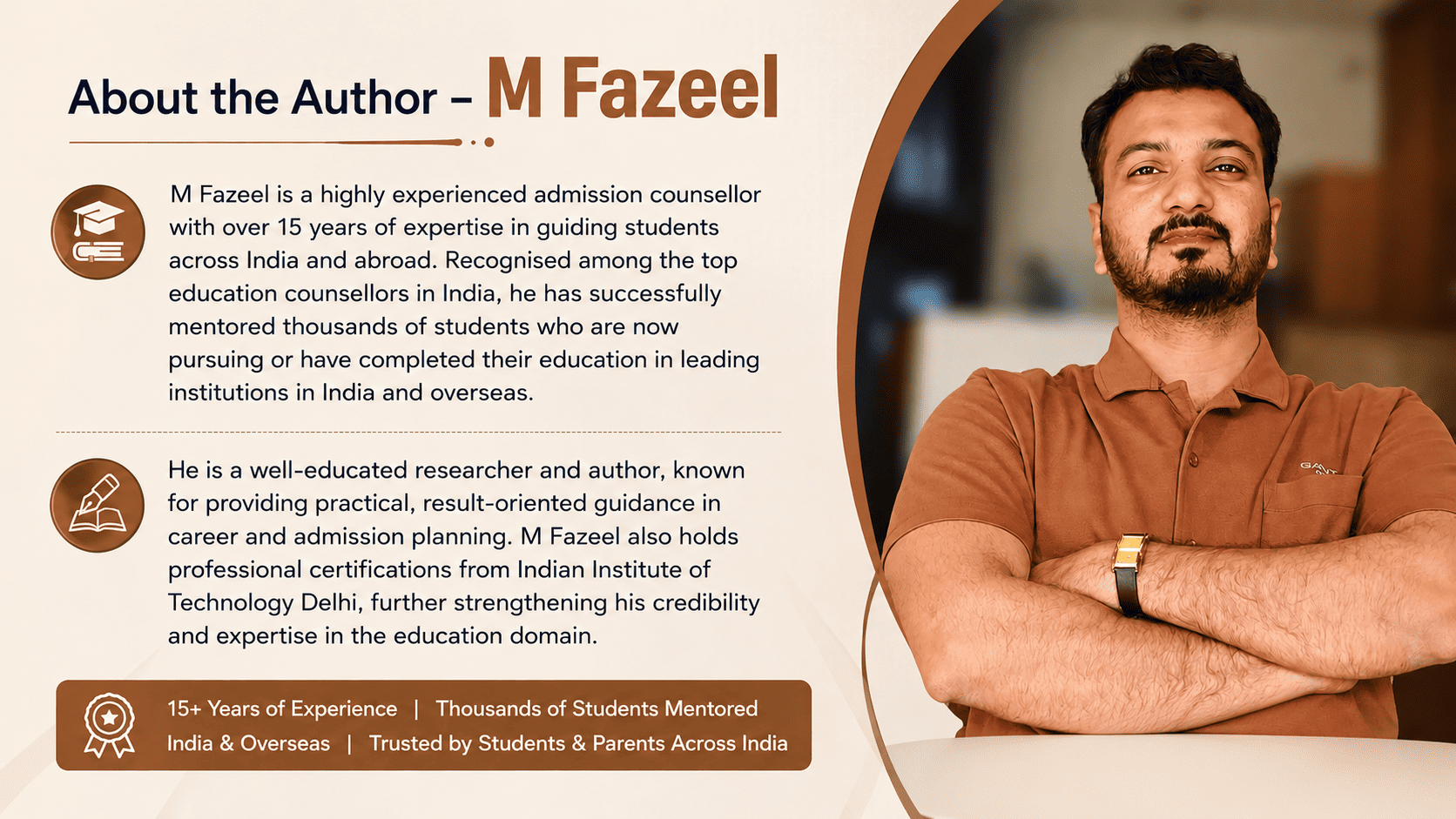 M Fazeel - Managing Director and Senior Counsellor, Rise Up Education