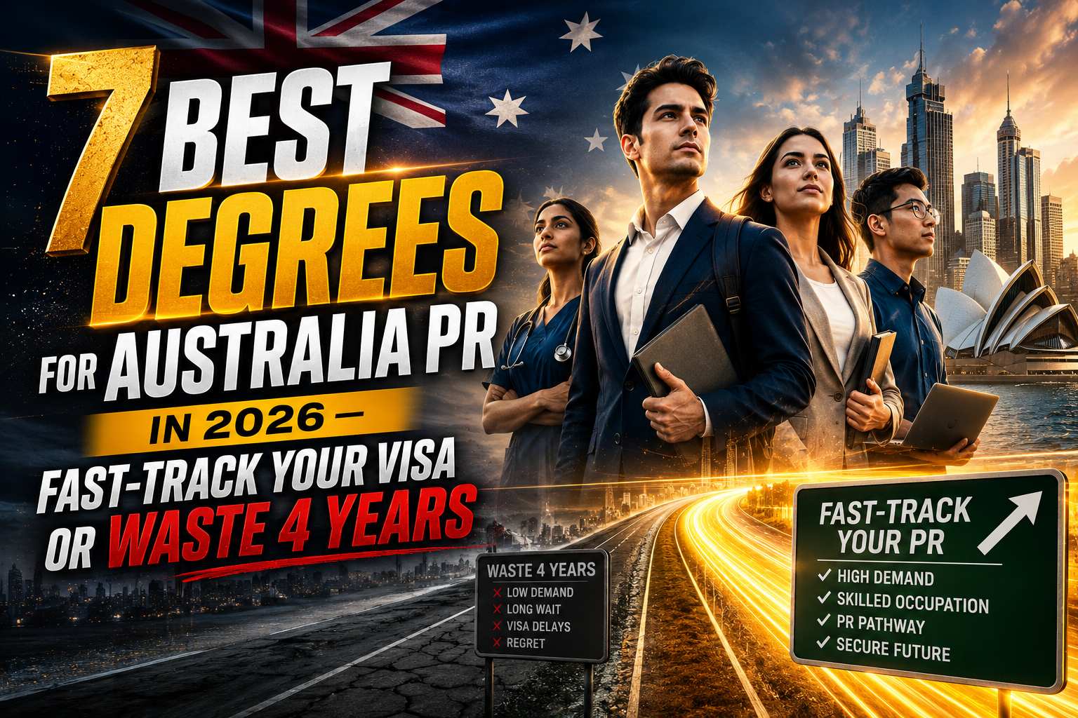 best degrees for australia pr in 2026 infographic