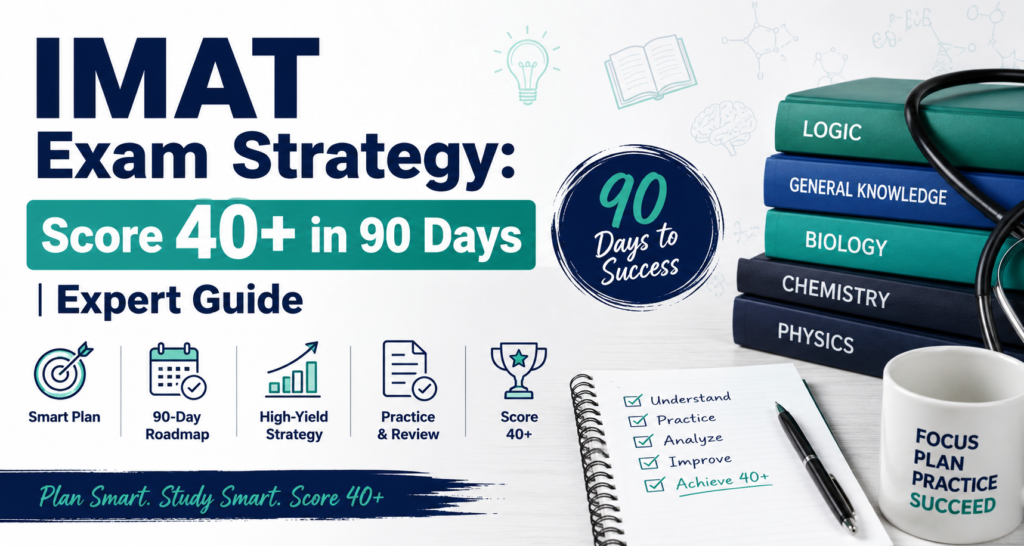 IMAT Exam Strategy: Score 40+ in 90 Days | Expert Guide 2026 Meta Description: Master IMAT in 90 days. Learn the exact strategy for scoring 40+, handling negative marking, and securing Italian medical school admission.