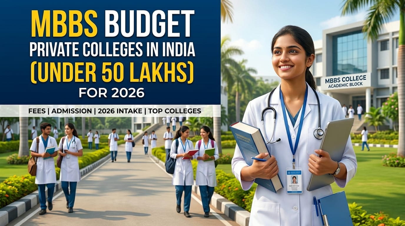 MBBS Budget Private Colleges in India (Under 50 Lakhs) for 2026