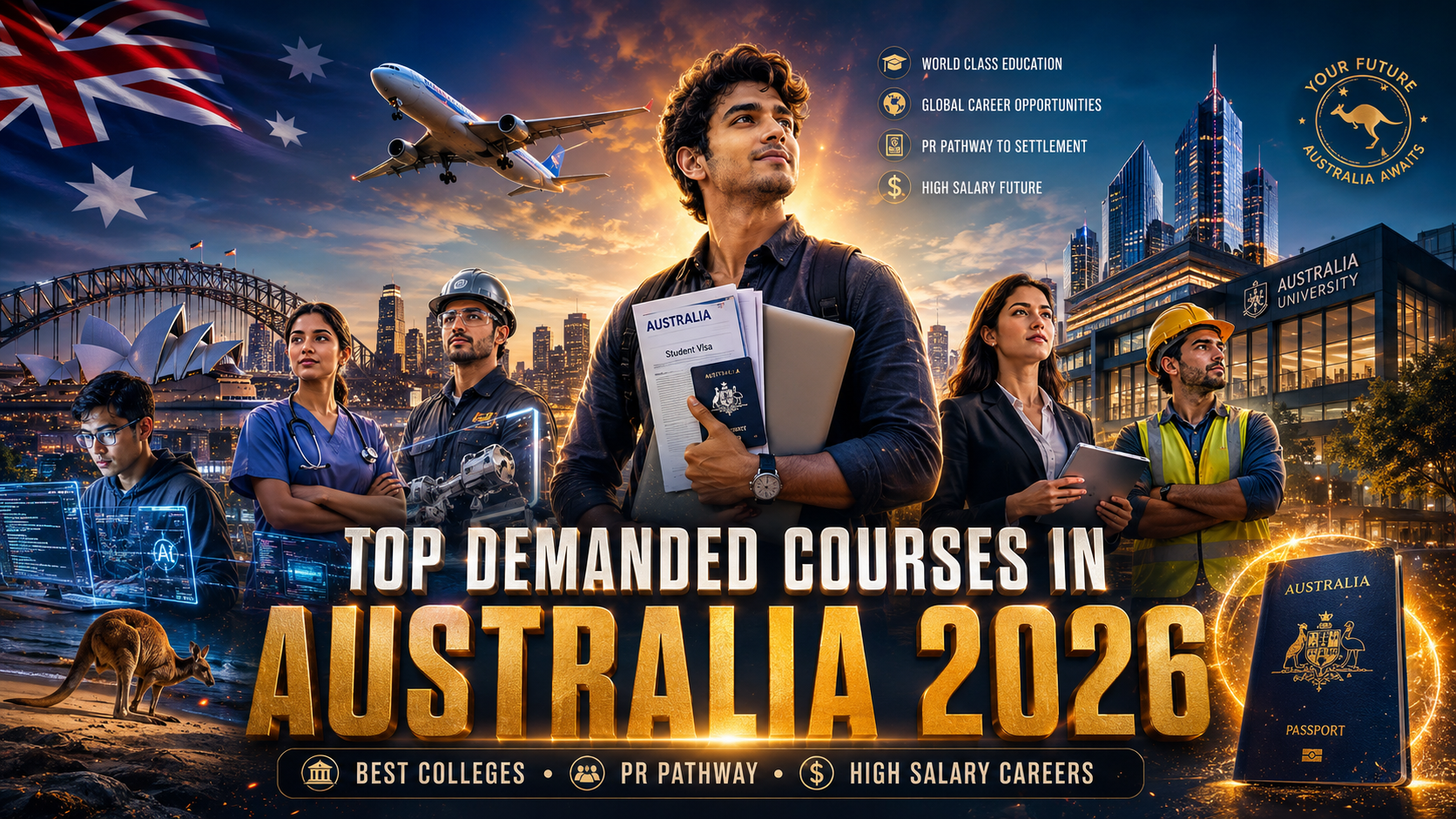 Top Demanded Courses in Australia 2026 Best Colleges & PR