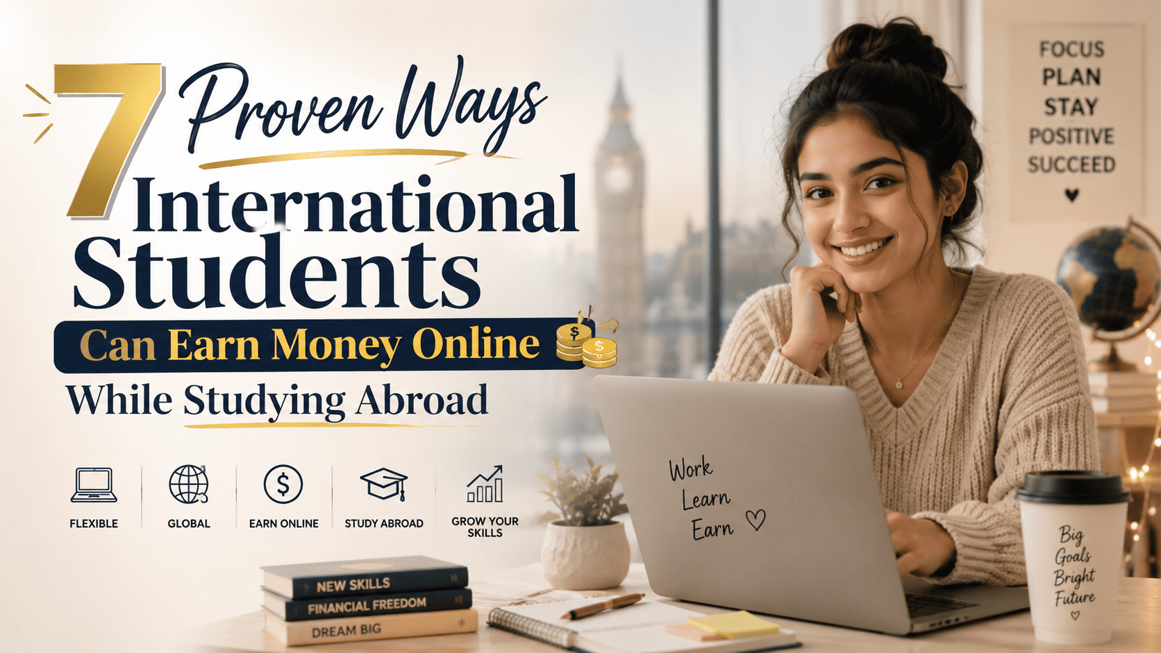 7 Proven Ways International Students Can Earn Money Online While Studying Abroad