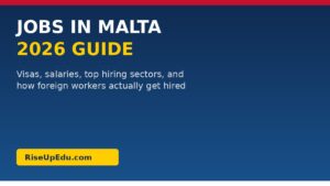 Jobs in Malta 2026 guide - visas, salaries, and top hiring sectors