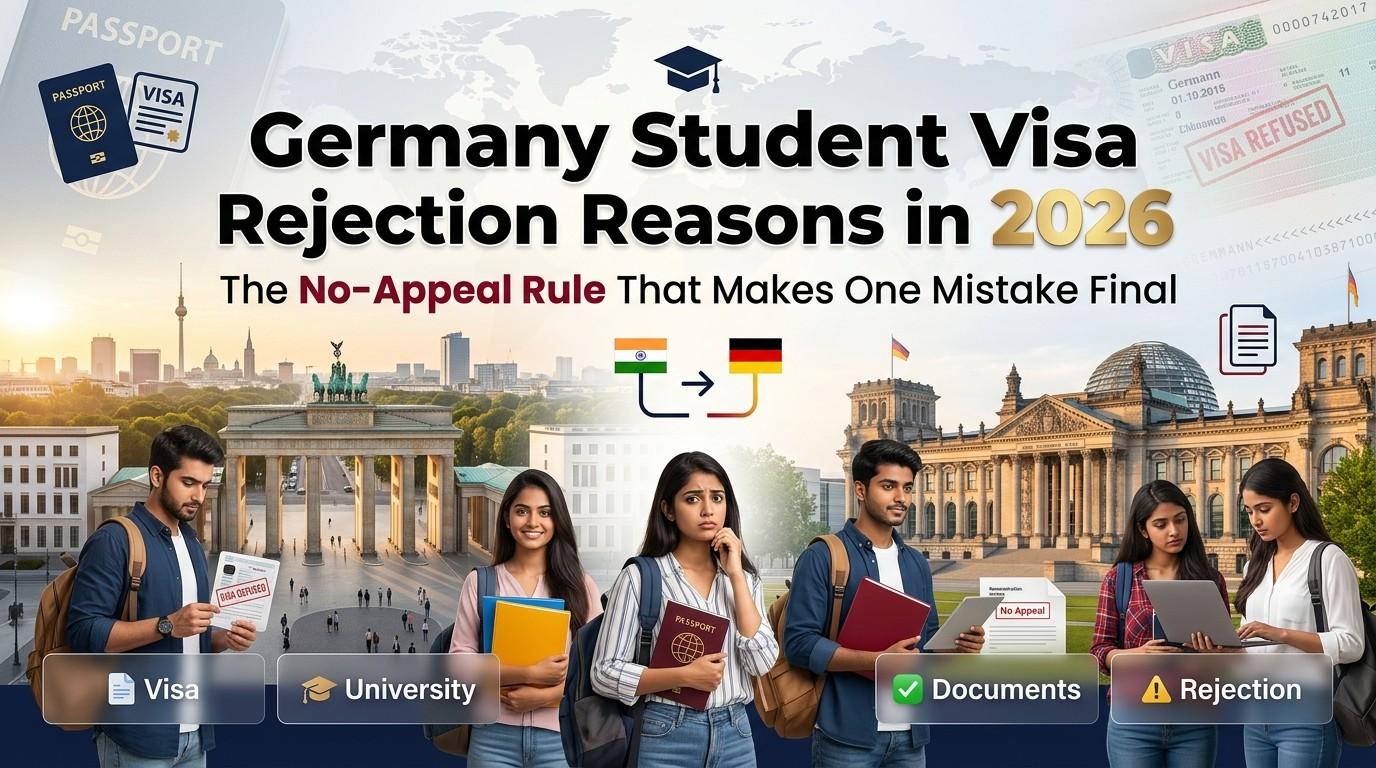 Germany Student Visa Rejection Reasons for Indian Students in 2026