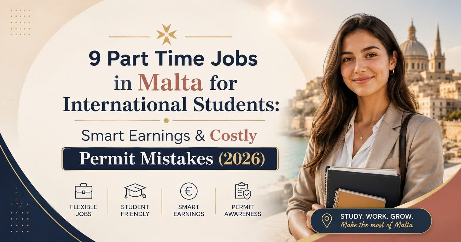 Part Time Jobs in Malta for International Students