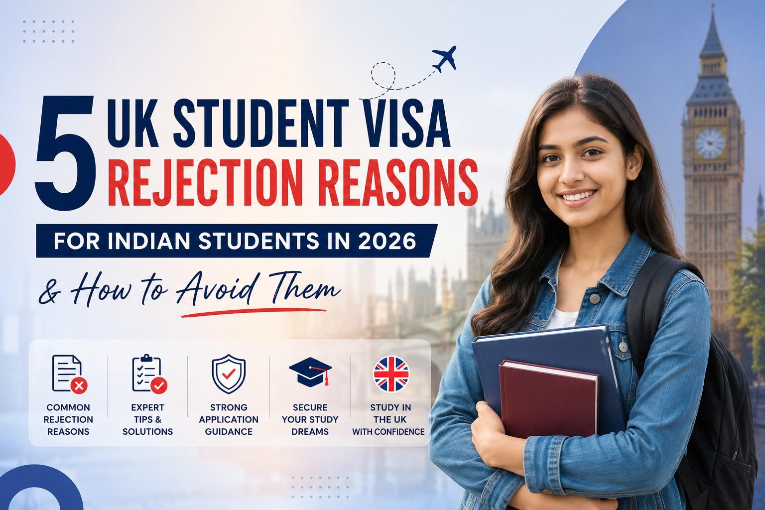 UK student visa rejection reasons