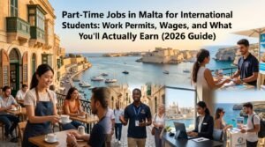Part-Time Jobs in Malta for International Students: Work Permits, Wages, and What You'll Actually Earn (2026 Guide)